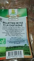 Mängden socker i Billettes de riz à la châtaigne