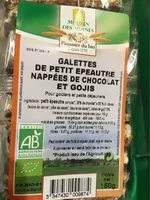 Mängden socker i Galette de petit épeautre nappées chocolat au goji