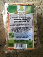 Mängden socker i Galettes de petit epeautre nappées chocolat et pignons de pin