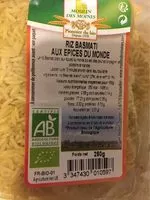 Mängden socker i Riz basmati aux epices