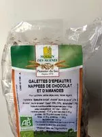 Mängden socker i Galettes d'épeautre nappées de chocolat et d'amandes