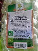 Mängden socker i Grignotines Petit Épeautre Ail et Fines Herbes