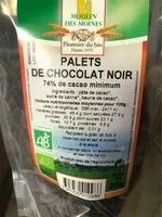 Mängden socker i Palets de chocolat noir