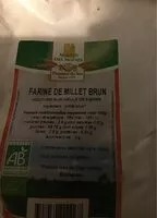 Mängden socker i Farine de millet brun