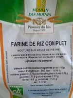Mängden socker i Farine de riz complet