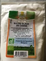 Mängden socker i Sucre glace de canne