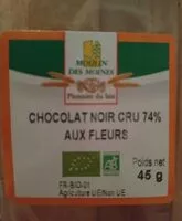 Mängden socker i Chocolat noir cru aux fleurs