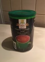 Mängden socker i Chocolat en poudre sucré