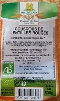 Mängden socker i Couscous de lentilles rouges