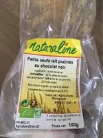 Mängden socker i Petit oeuf lait praline au chocolat noir