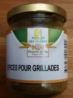 Mängden socker i Épices pour grillades