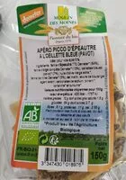 Mängden socker i Apéro Picco à l'épeautre oeillette bleue (pavot)