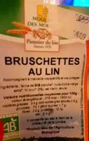 Mängden socker i Bruschettes au lin