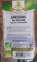 Mängden socker i Gressins au sésame