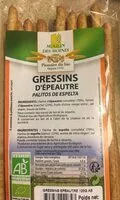 Mängden socker i Gressins d'épeautre