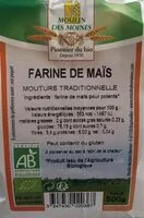 Mängden socker i Farine de maïs