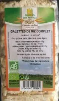 Mängden socker i Galettes de riz complet