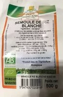 Mängden socker i Semoule de riz blanche