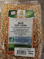Mängden socker i Mais pop corn bio