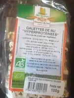 Mängden socker i Galettes de riz "hyperproteinees"