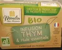 Mängden socker i Infusion thym