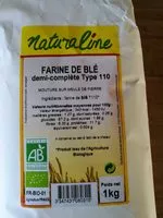 Mängden socker i Farine de blé demi complète T110