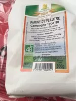 Mängden socker i Farine d'épeautre Campagne type 80