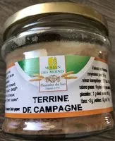 Mängden socker i Terrine de campagne