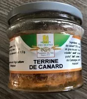 Mängden socker i Terrine de canard