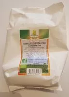 Mängden socker i Semoule d'épeautre - Complète fine