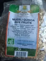 Mängden socker i Muësli aux fruits et quinoa MOULIN DES MOINES