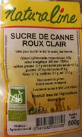 Mängden socker i Sucre de canne roux bio en poudre