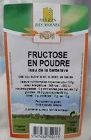 Mängden socker i Fructose en poudre