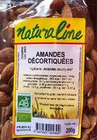 Mängden socker i Bio Amandes Decortiquees 200g