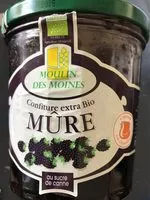Mängden socker i Confiture extra Bio Mûre