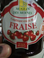 Mängden socker i Confiture Fraise Bio
