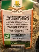 Mängden socker i Risotto au riz compler aux légumes et orties