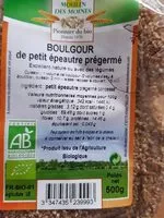 Mängden socker i Boulgour de petit épeautre