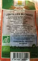 Mängden socker i lentilles blondes