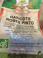 Mängden socker i Haricots Roses Pinto