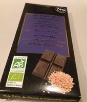 Mängden socker i Chocolat noir épeautre