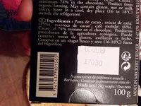 Mängden socker i Chocolat Noir au café 74% Cacao