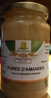 Mängden socker i Purée d'amandes