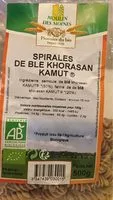 Mängden socker i Spirales de blé KHORASAN KAMUT