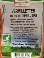 Mängden socker i Vermicelles de Petit Epeautre Demi-complet