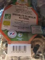 Mängden socker i Specialite du moulin au persil