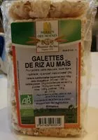 Mängden socker i Galettes de riz au maïs