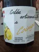 Mängden socker i Gelée artisanale de coing