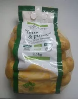 Mängden socker i Pommes de Terre Fondantes "four et purée"