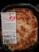 Mängden socker i tartiflette au reblochon